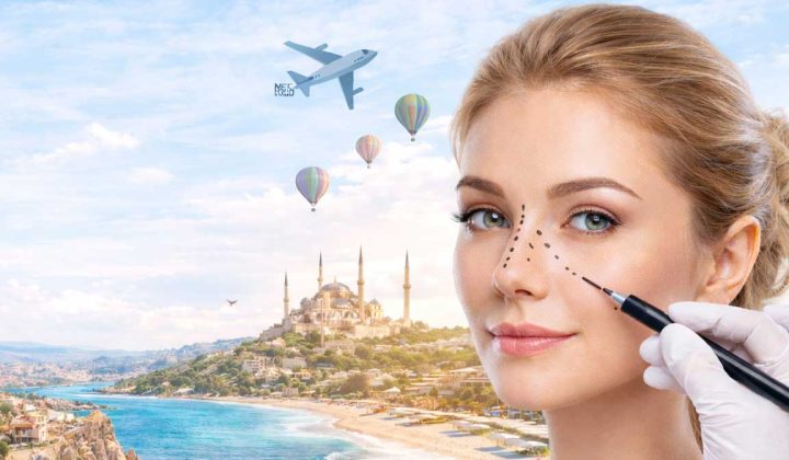 Nasenkorrektur Türkei mit moderner ästhetischer Nasenchirurgie, professioneller medizinischer Versorgung und Medizintourismus in einer erholsamen Umgebung.